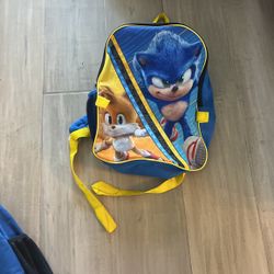 Sonic Backpack For Kids 