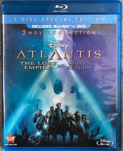 Disney Atlantis 2-Movie Collection Blu-ray (Used)