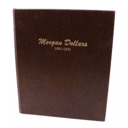 Used Dansco 1891-1921 Morgan Silver Dollars Empty Coin Album Book