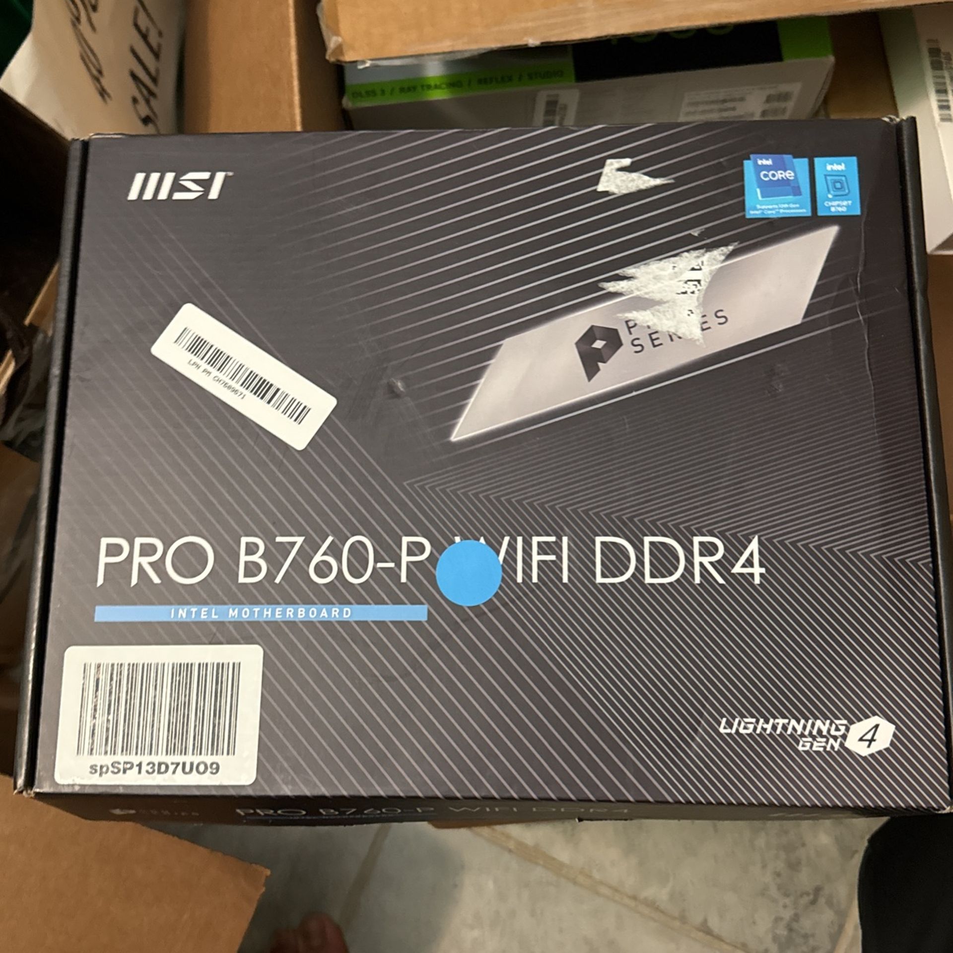 PRO B760 P WiFi DDR4 ProSeries Motherboard (Supports 12th/13th/14th Gen Intel Processors LGA 1700 DDR4 PCIe 4.0 M.2 2.5Gbps LAN USB 3.2 Gen2