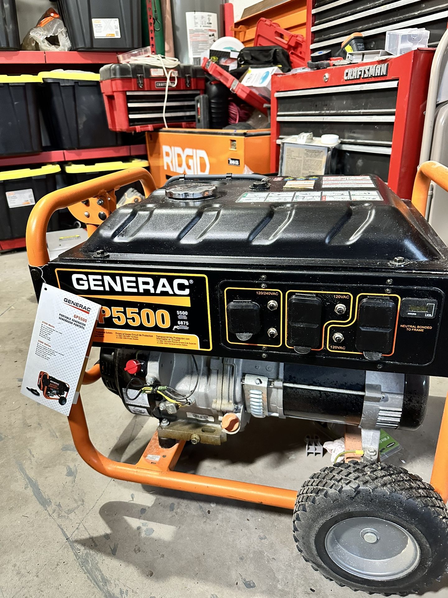 GENERAC GP5500 Portable Generator for Sale in Chesapeake, VA OfferUp