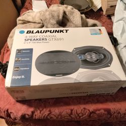Brand New 6x9   700 Watts 3-way Speakers, Blaupunkt 