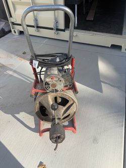 Ridgid sewer snake, good working condition.