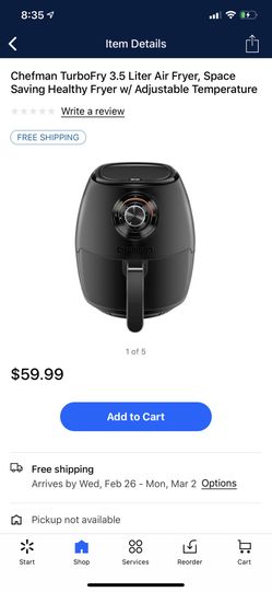 Chefman air fryer
