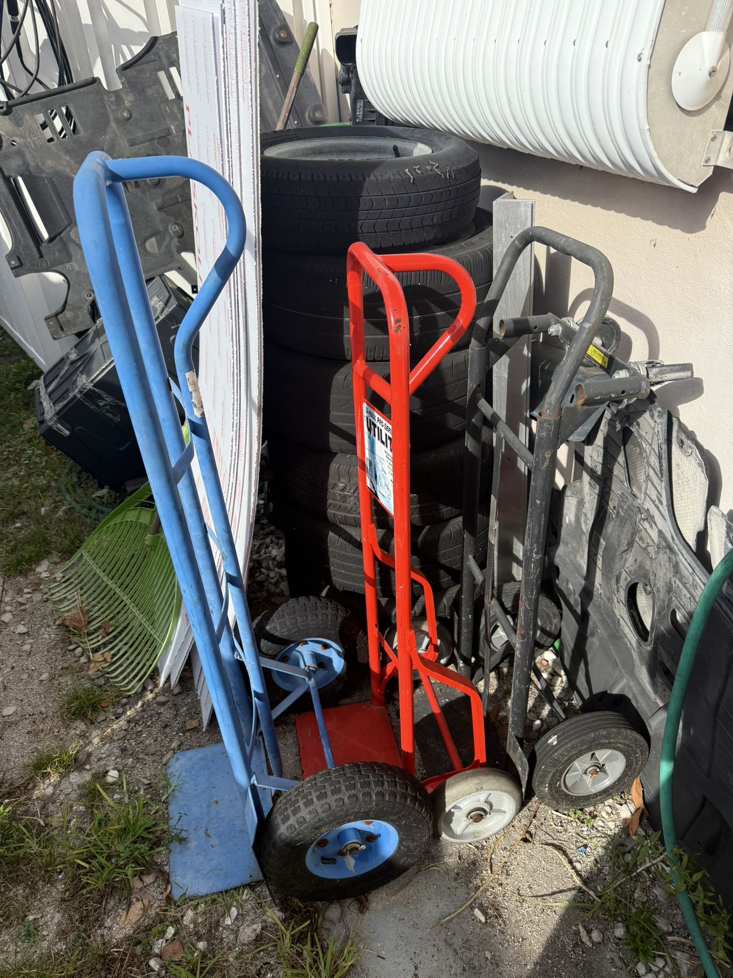 Dollys And Tires With Rims