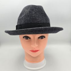 BDG Urban Outffiters 100% Wool Gray FedoraHat
