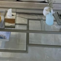 Raymour And Flanagan Glass Coffee Table