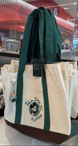Disney Starbucks tote park days & lattes