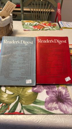Vintage readers digest magazine, one from July 1946 the other November 1946