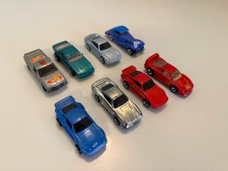 Vintage Hot Wheels Lot of 8 Diecast Cars (80’s, 90’s)