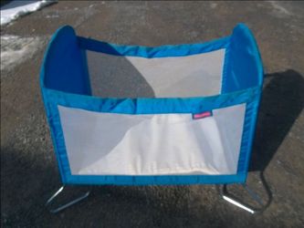 80's Vintage Fisher Price Travel Portable Crib Pack and Play