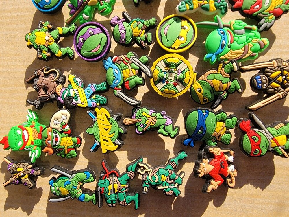 Teenage Mutant Ninja Turtles TMNT Shoe Charms Jibbitz Crocs Party Fav Kids