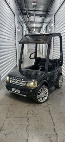 Kids ride on Land Rover pope mobile with remote control and adjustable speed