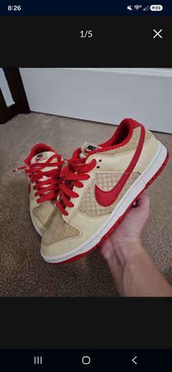 Strawberry Waffle Nike Dunks