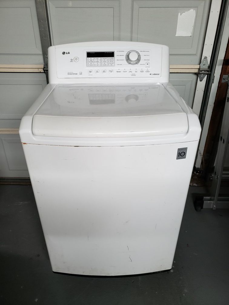 LG True Balance Top-Loading Washing Machine - works but has fixable issue