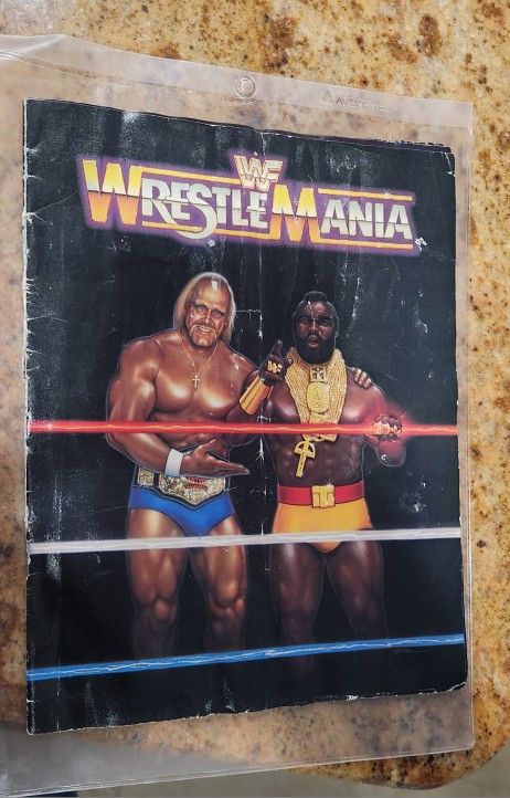 WRESTLEMANIA MARCH 31ST 1985 EVENT PROGRAM
