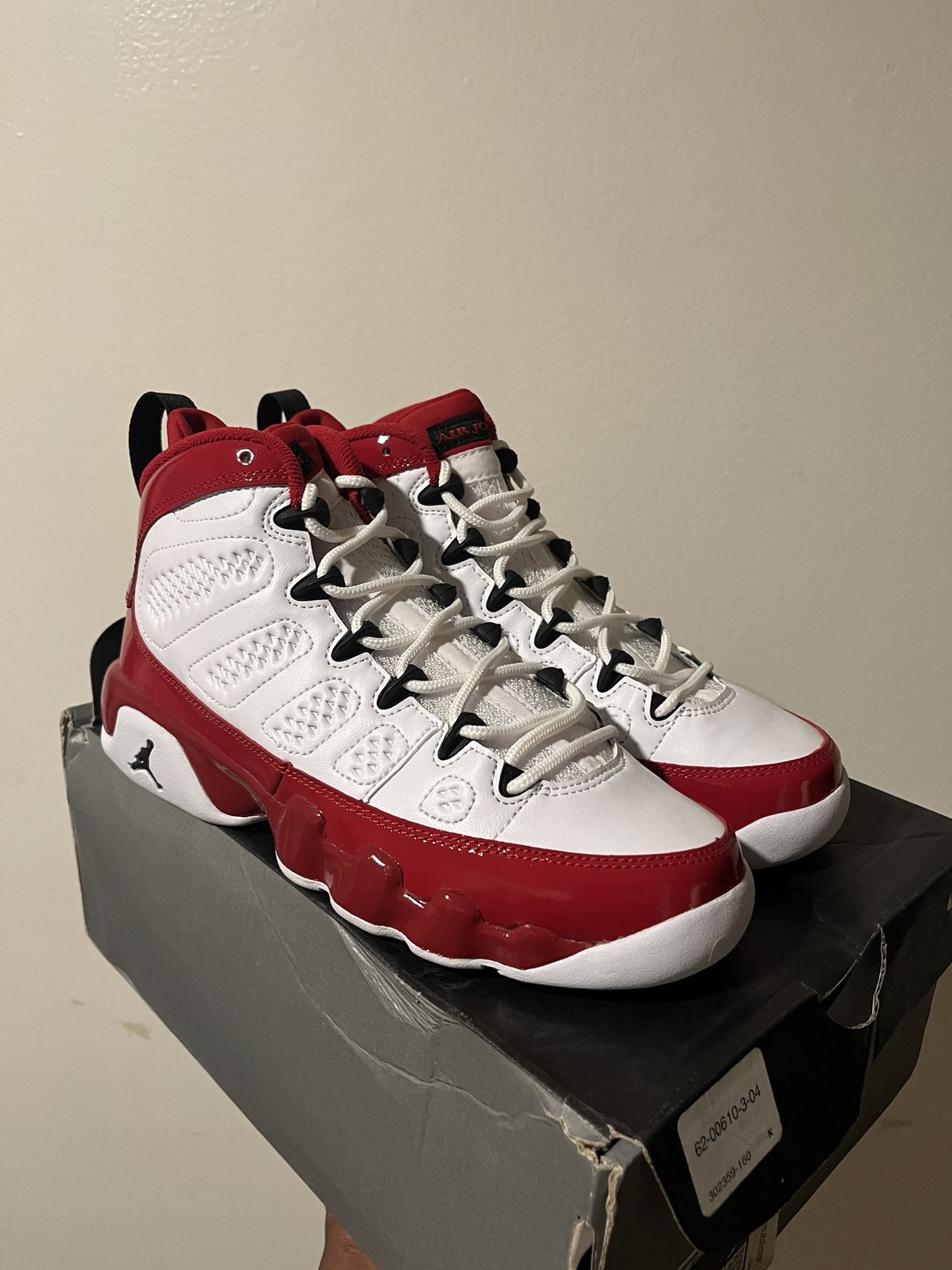 Jordan 9 Retro White Gym Red