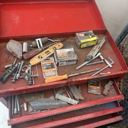 Husky Toolbox &Assorted Stuff 26”Lx12”Wx15”H