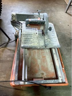 Rigid Wet Tile Saw $200