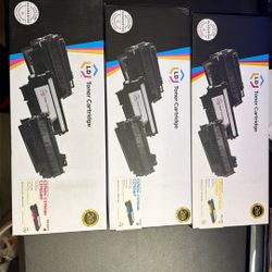 LD Dell Printer Toner. 3 Colors Yellow Cyan Magenta 