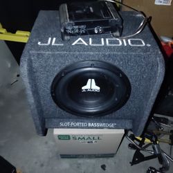 Jl Audio 10 Inch Sub With 1000 Watts Kenwood Amp