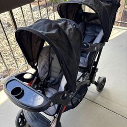 Baby Double Stroller