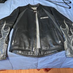 Leather Jacket (Yamaha )