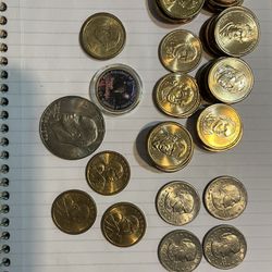1$ Coins (50)