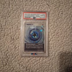 💯💯2004 Japanese Holo Cyclone Energy Psa 10