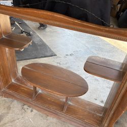 Antique Shelf/mirror