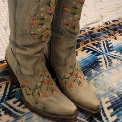 DAN POST FLORAL BOOTS