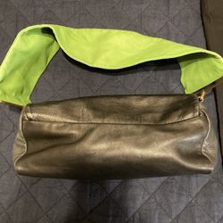 $375- Obo-Prada- Rare Soft Lamb Skin Wide Strap Leather Shoulder Bag/ See Our Other Sales 