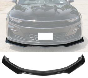 16-24 Chevy Camaro Front Bumper Lip 1LE Style Spoiler Gloss Black