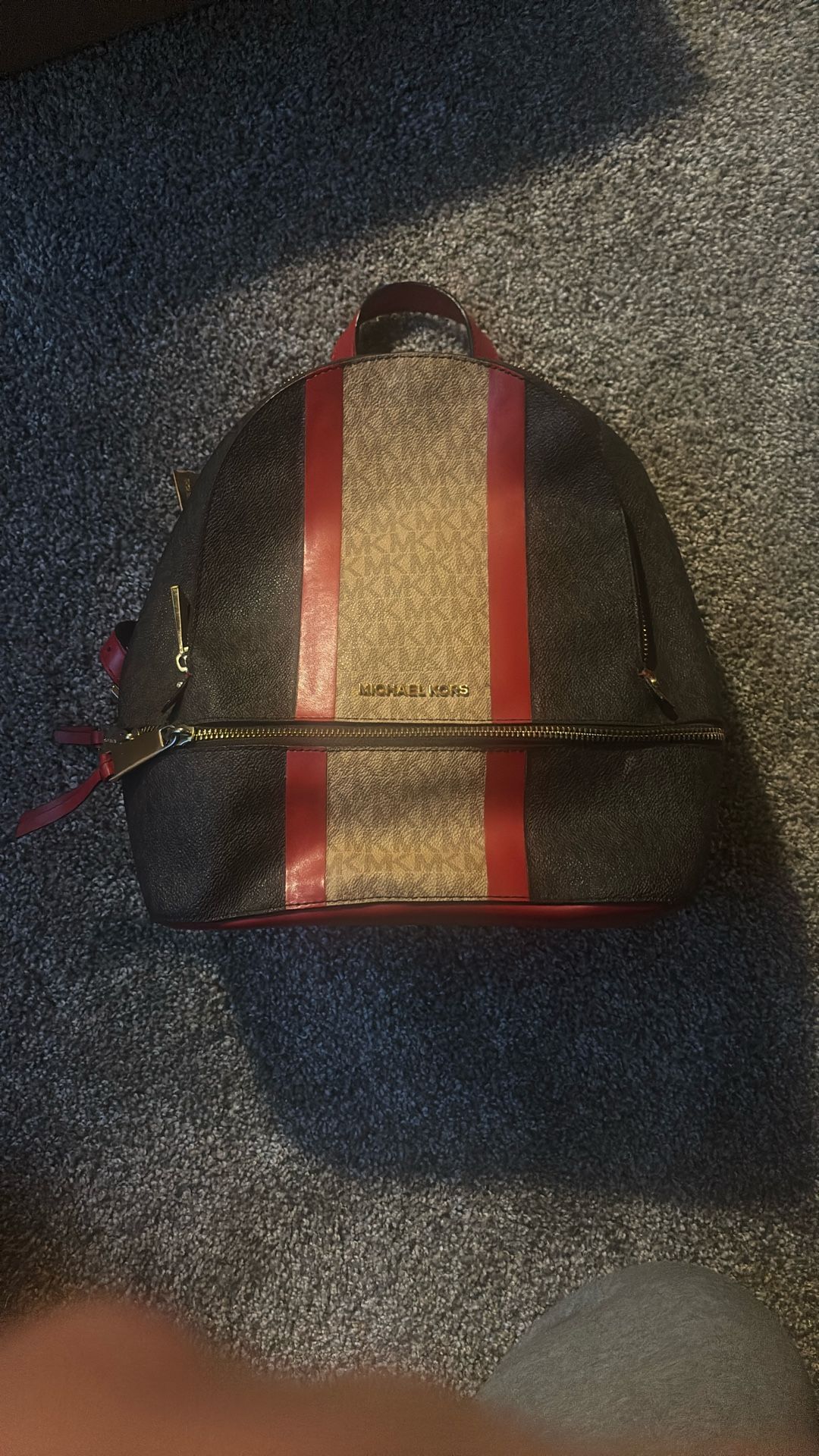 Michael Kors Stripe Backpack