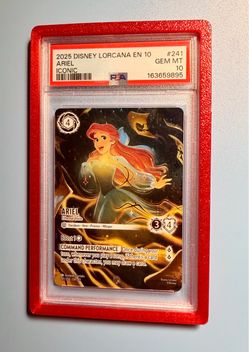 Disney Lorcana Ariel Iconic #241 PSA 10 Gem Mt