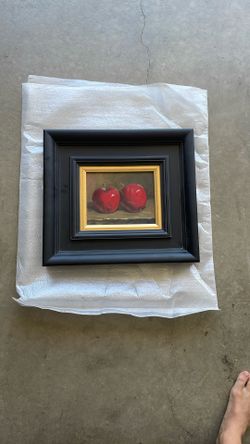 Solid Wood Picture Frame And Oil Painting