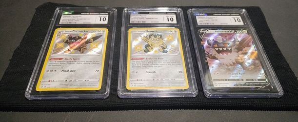 3x POKEMON CGC GEM MINT 10