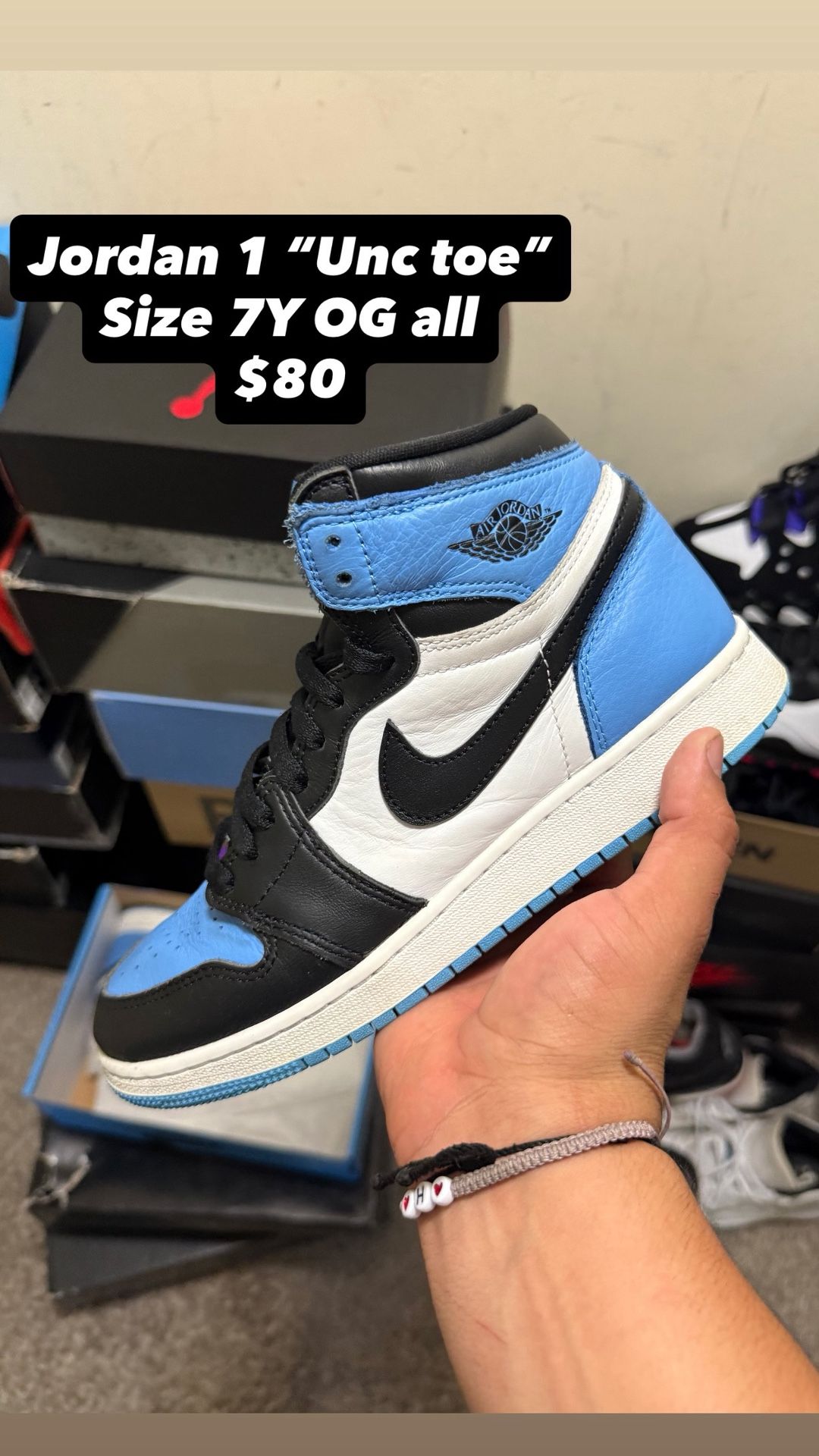Jordan 1 Unc Toe