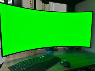 Large LG Ultrawide Curved Monitor