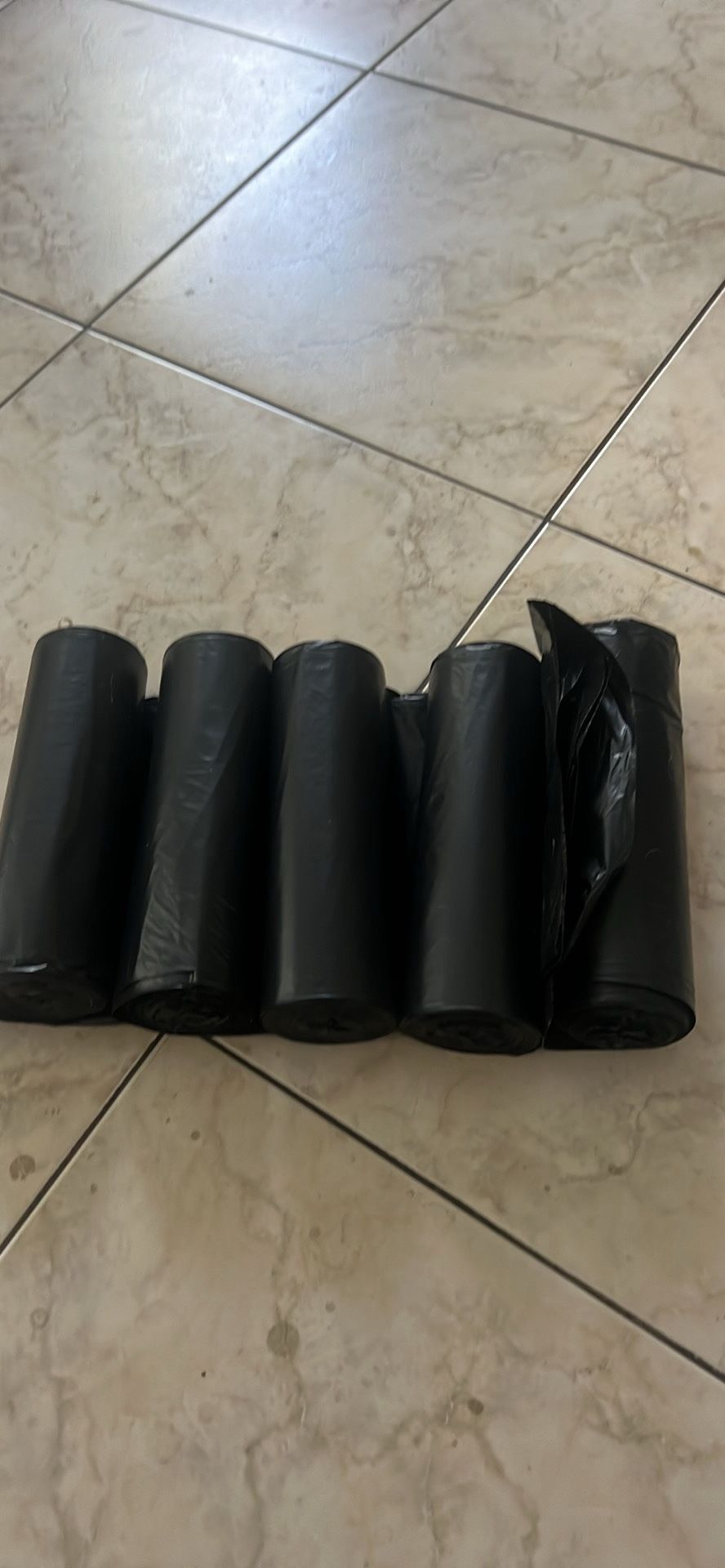 50 Trash Bags 60 Gallon 38x58