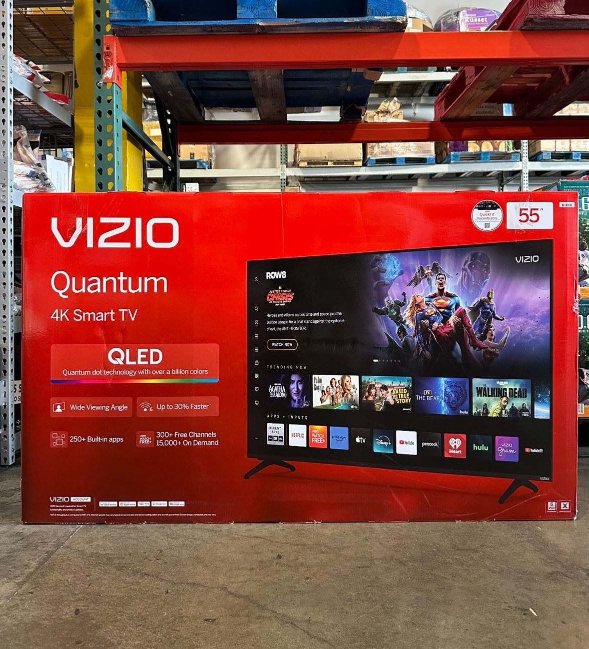 Vizio 55” Quantum QLED Smart TV Brand New In Box 