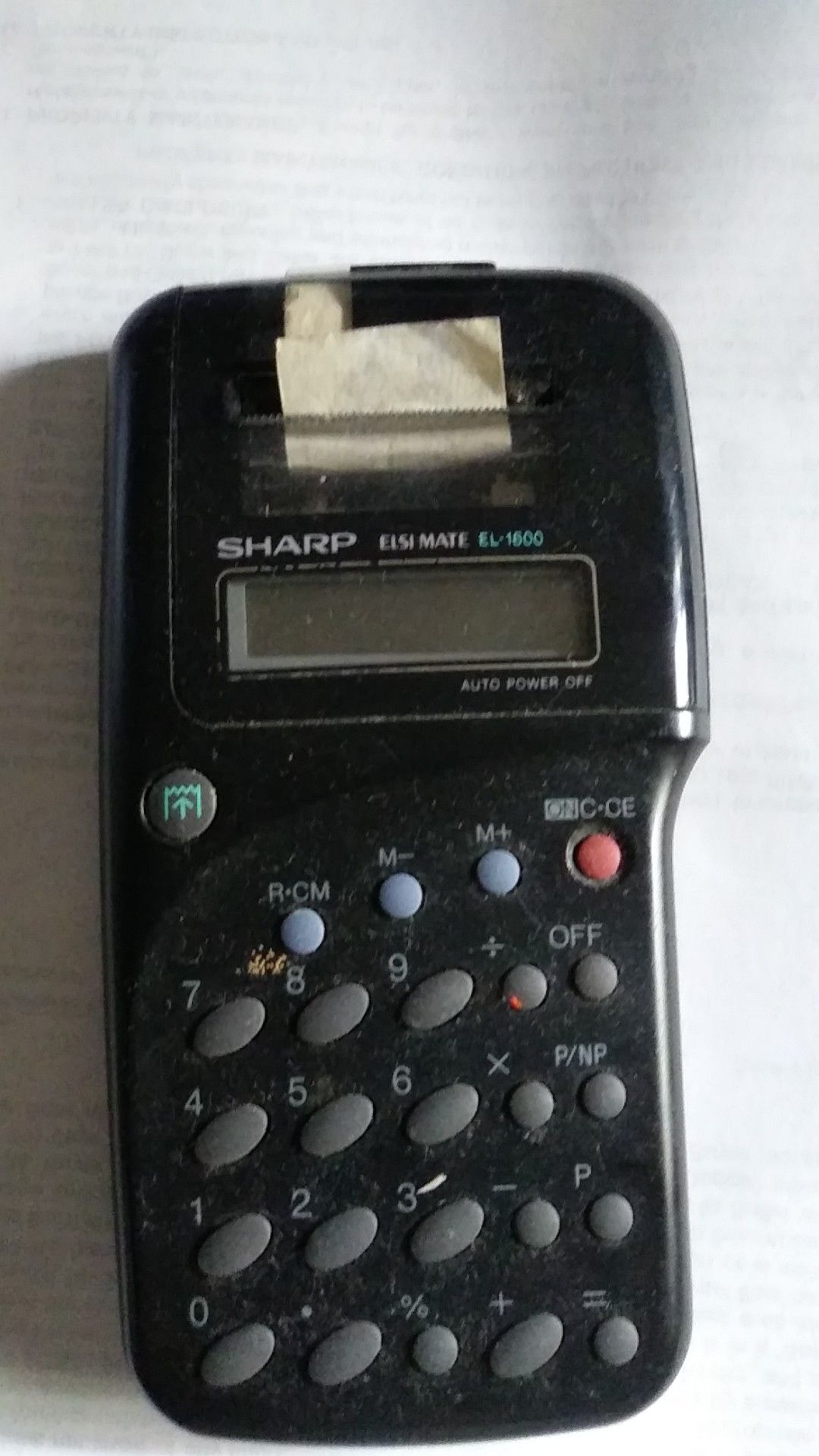 Sharp ELSI MATE EL-1600 Calculator