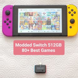 Modded Nintendo Switch 512GB 