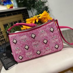 MCM monogram Jacquard Mini Crossbody 🌷