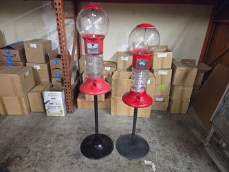 2 -Mini Spiral Gumball Machines For Sale