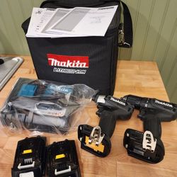 
Makita 18V LXT Sub-Compact Lithium-Ion Brushless Cordless 2-piece Combo Kit (Driver-Drill/ Impact Driver) 2.0Ah