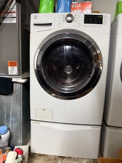 Used Kenmore washing machine with pedestal