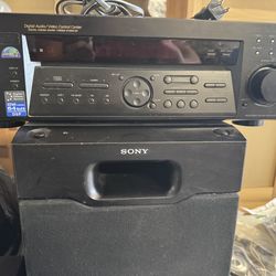 Sony STR K740P digital audio receiver home theatre bundle