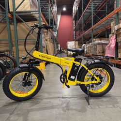 Folding electric bicycle
