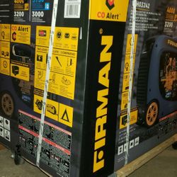 4000W Firman Duel Inverter Generator, Bonus Cover & Propane Tank! 